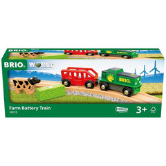 BRIO Farm Battery Train