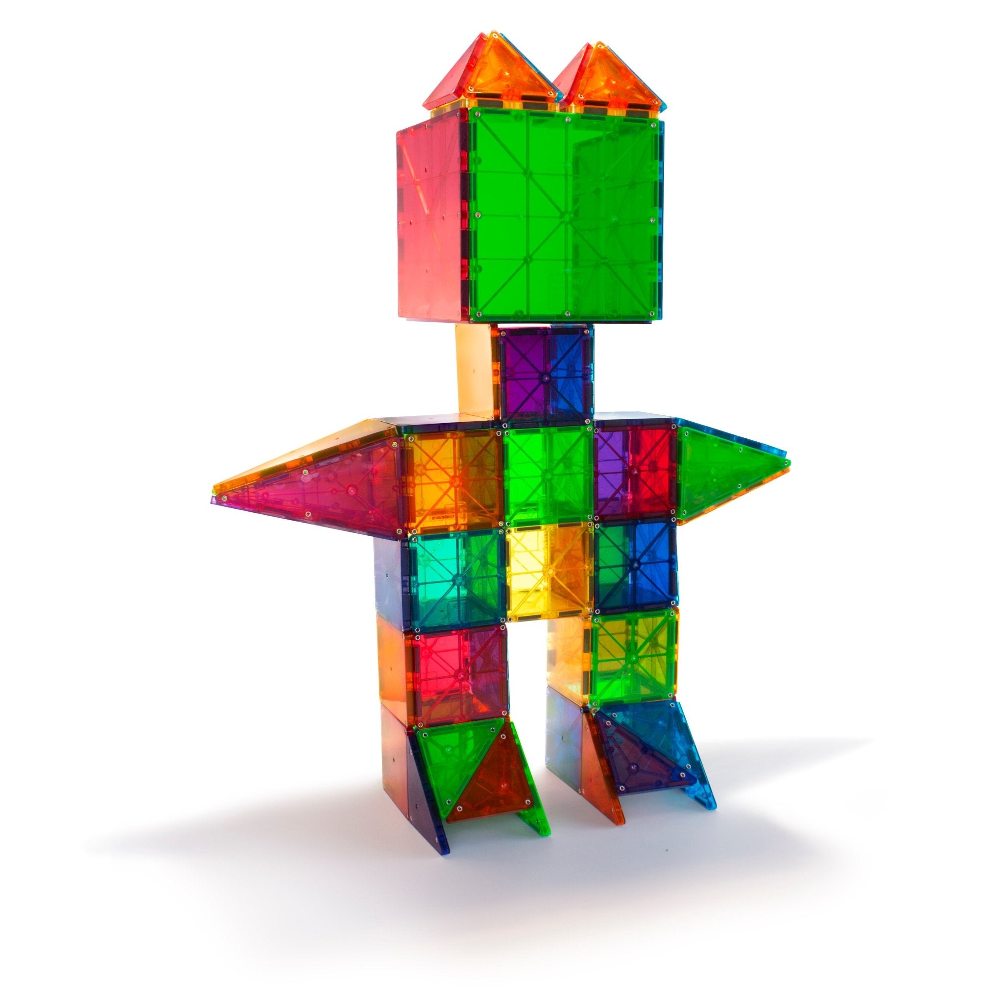 MAGNA-TILES Classic Clear Colors 100 Piece Set