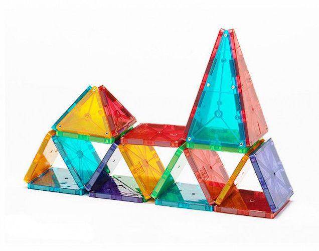 MAGNA-TILES Classic Clear Colors 32 Piece Set