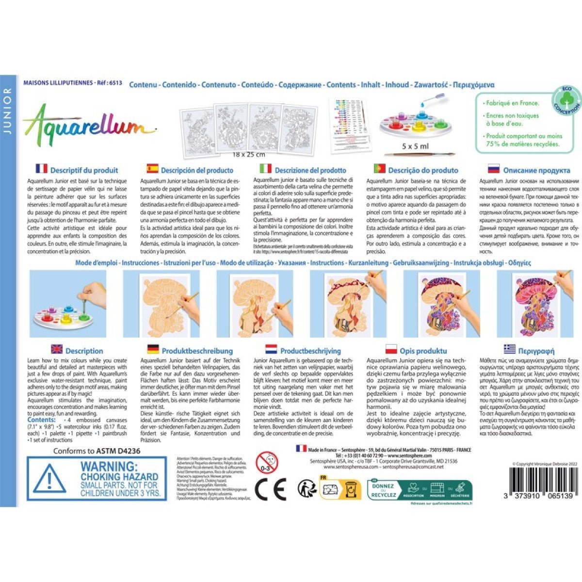 SENTOSPHERE AQUARELLUM JUNIOR MAISONS LILLIPUTIENNES